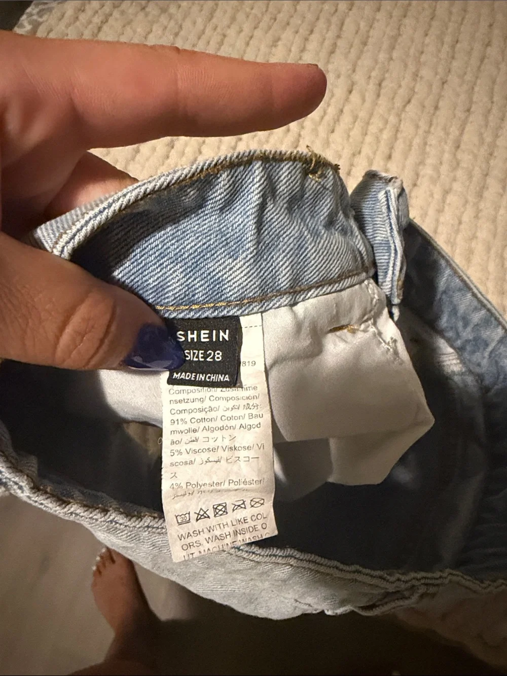 SHEIN light wash